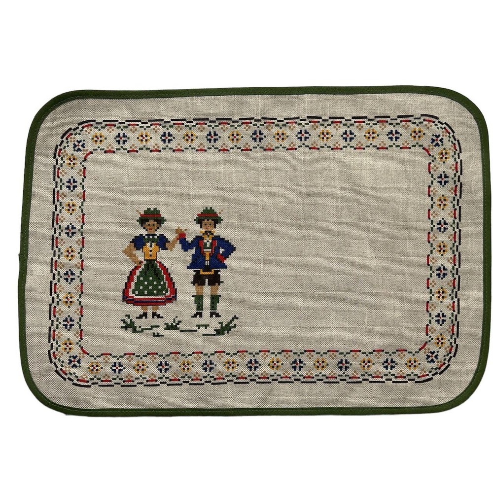 Vintage West German Nagel Placemats‎ (Set of 2)